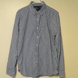American eagle striped button up